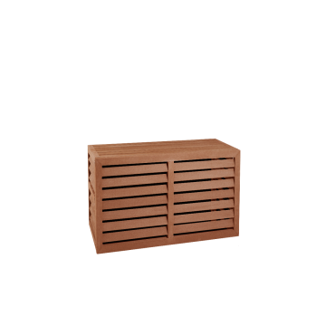 Evolar WPC-Klimaschrank Tropical Teak XS