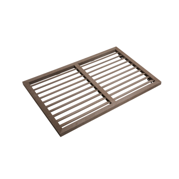 Evolar WPC Rückwand für Klimagehäuse Walnut Grey Medium