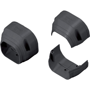 Evolar Klima-Endstück Schwarz 75 x 63 MM