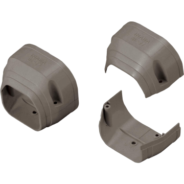 Evolar Klima-Endstück Braun 75 x 63 MM