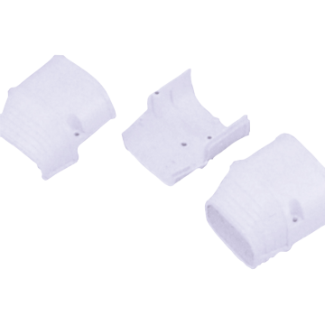 Evolar Klima-Endstück Weiss 75 x 63 MM