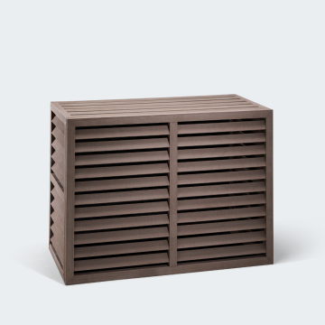 Evolar WPC Klimagehäuse Walnut Grey Medium