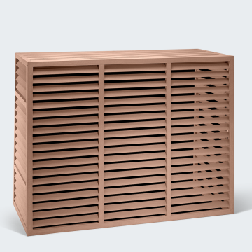 Evolar WPC-Klimaschrank Tropical Teak XL