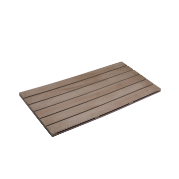 Evolar Bodenplatte für Klimaanlagengehäuse Walnut Grey WPC XS