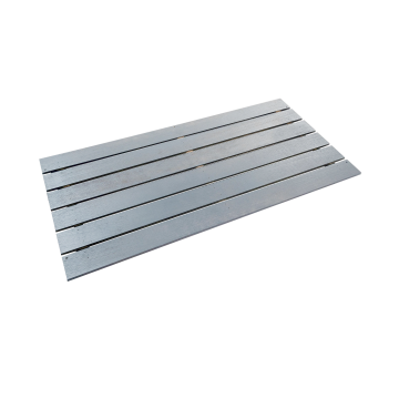 Evolar-Bodenplatte für Klimagehäuse Anthrazit Holz Medium