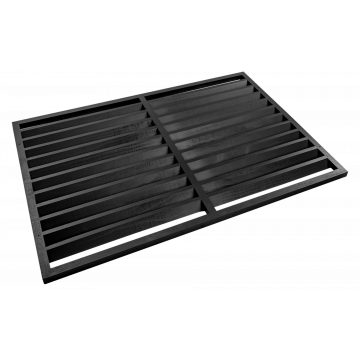Evolar Rückwand für Klimagehäuse Schwarz Holz XL