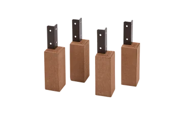 Evolar WPC Standfüße Klimagehäuse Tropical Teak