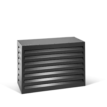 Evolar Klimagehäuse Schwarz XS