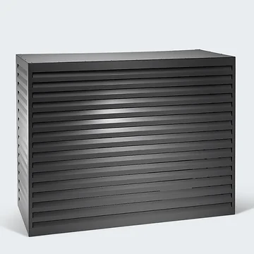Evolar Klimagehäuse Schwarz XL