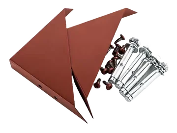 Evolar Evo-Cover Montageset Ziegelrot