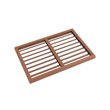 Evolar Rückwand für Klimagehäuse für Tropical Teak XS