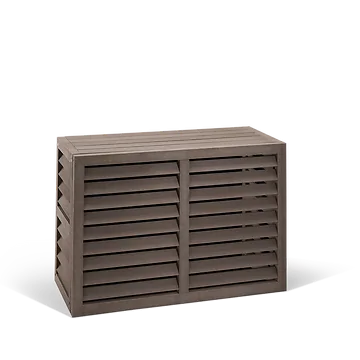 Evolar WPC-Klimaanlagengehäuse Walnut Grey XS